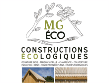 Tablet Screenshot of mg-ecoconstruction.com